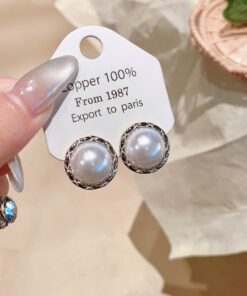 Bông Tai Ngọc Trai Kim Nguyệt