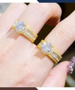 Nhẫn vàng solitaire