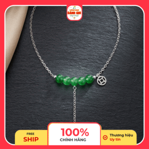 Dây chuyền bạc kết hợp ngũ điếu