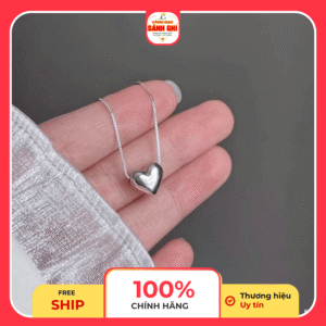 Dây chuyền tim phồng
