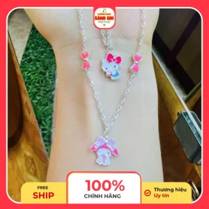Dây chuyền kitty màu sắc xinh xắn nổi bật dành cho bé