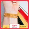 Vòng tay đá pha lê vàng quấn 3 vòng cực kỳ lấp lánh, thời trang 3 13 5 11zon