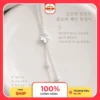Lắc Bạc Cỏ 4 Lá 925 Thiết Kế Dây Kép Phong Cách Hàn Quốc Dịu Dàng 8 9 1