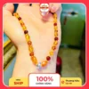Dây chuyền hổ phách kết hợp pha lê 299k 2 Khung san pham 11 1 2