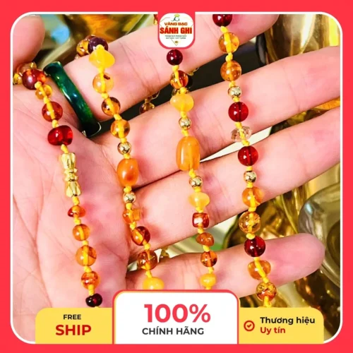 Dây chuyền hổ phách thiên nhiên 1 Khung san pham 11 1 8