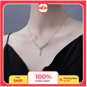 Alternative view of Dây chuyền bạc hoạ tiết rắn chế tác tinh xảo, lấp lánh