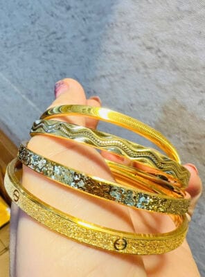 Lắc tay vàng ta 3D
