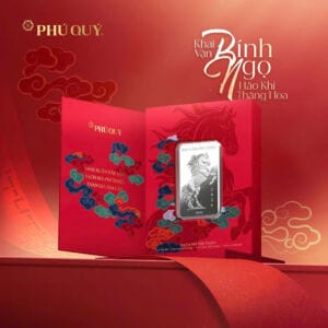 Bạc phú quý bạch mã phi thiên phiên bản giới hạn 5 lượng