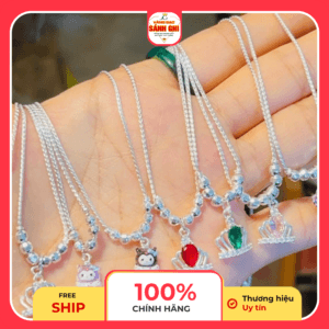 Dây chuyền bạc cho bé