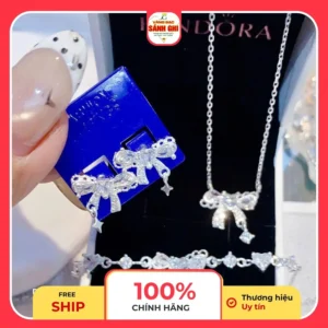 Bộ sưu tập dây, lắc tay, nhẫn thắt nơ Pandora