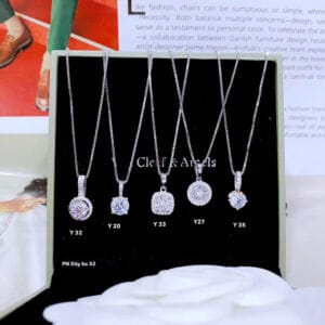 Dây chuyền vàng trắng