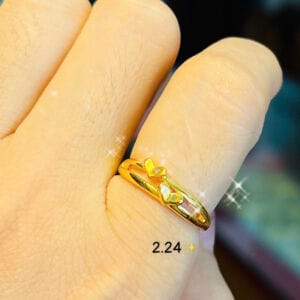 Nhẫn vàng ta 2-3 phân